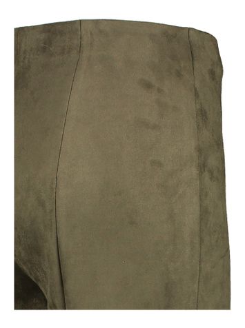 Groene comfortabele broek in daim stof Alive Drykorn
