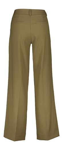 Olijfgroene Geklede broek Elvera Minus Dames