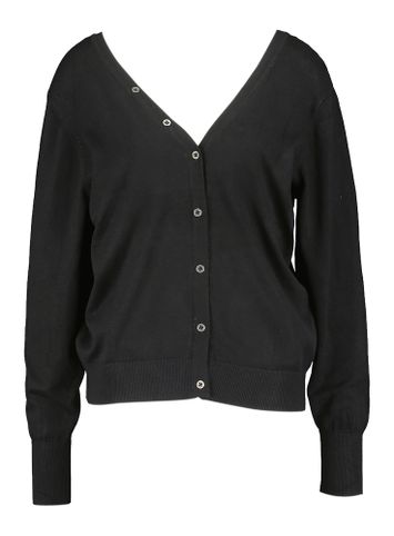 Zwarte gilet met knopen Bandy Peppercorn