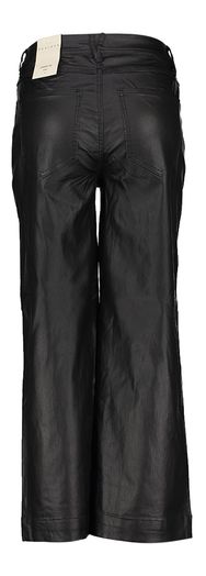 Zwarte broek in leaether look met hoge taille Florence Desires