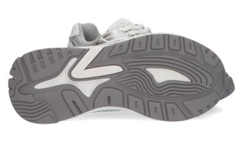 Zilverkleurige lage sneakers Hub