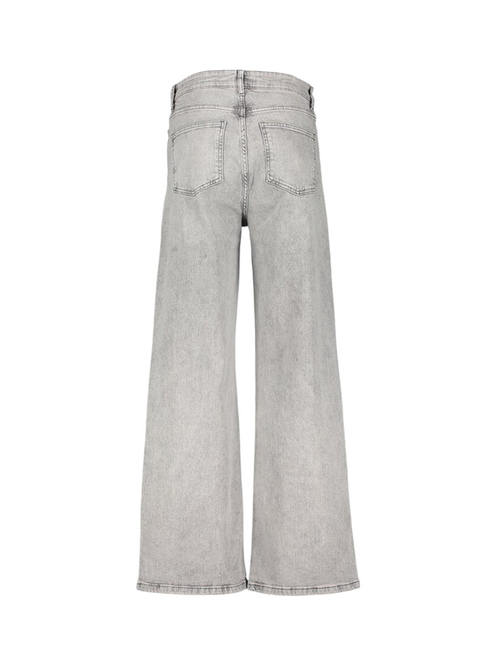 Grijze straight jeans By-Bar
