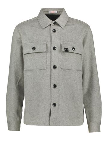 Grijs wollen hemd Sun68