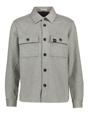 Grijs wollen hemd Sun68