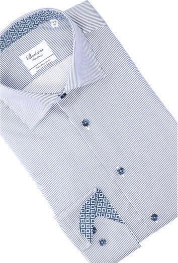 Blue stripes katoenen hemd ( regular fit) met extra lange mouwen Stenströms