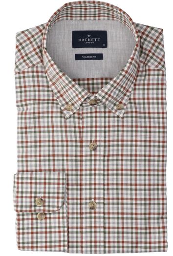 Geruit katoenen hemd ( regular fit) met lange mouwen Hackett 