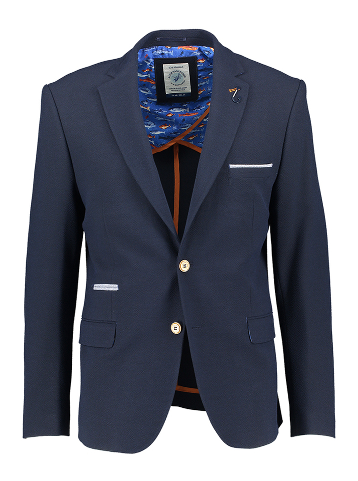 Donkerblauwe blazer Navy Bubble A Fish Named Fred