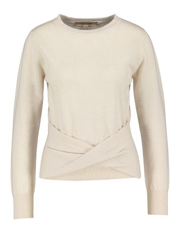 Beige trui met wol en cashmere Kleo Woolcash