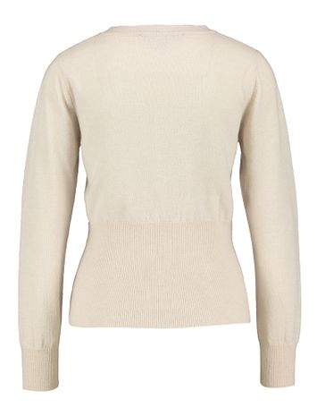 Beige trui met wol en cashmere Kleo Woolcash