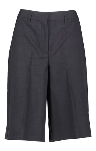 Donkerblauwe geklede short Maxine Short Herskind
