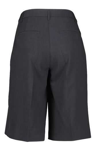 Donkerblauwe geklede short Maxine Short Herskind
