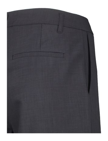 Donkerblauwe geklede short Maxine Short Herskind