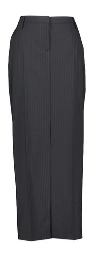 Donkerblauwe gestreepte kokerrok Nina Skirt Herskind