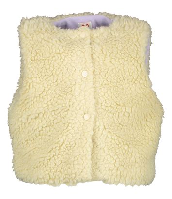 Beige teddy bodywarmer Vivian AO76