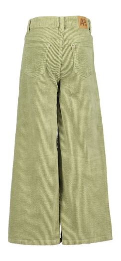 Lichtgroene ribfluwelen broek Zina AO76