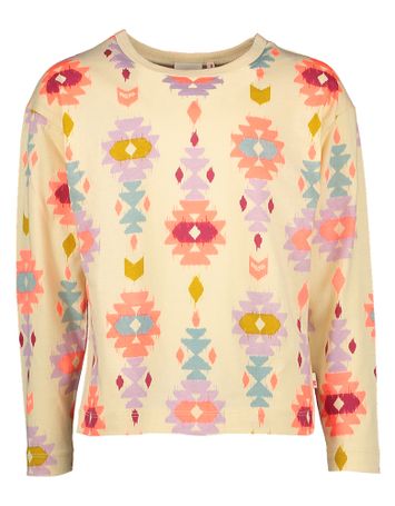 Ecru t-shirt met print Ava Ao76