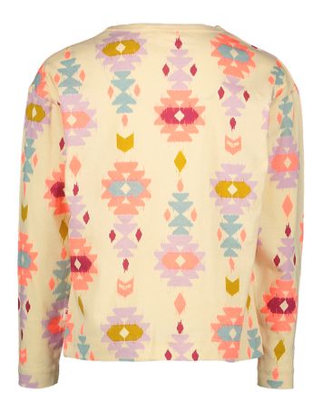 Ecru t-shirt met print Ava Ao76