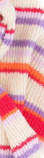 Multicolor gestreepte sjaal Faye AO76