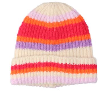 Multicolor gestreepte muts Faye Hat AO76