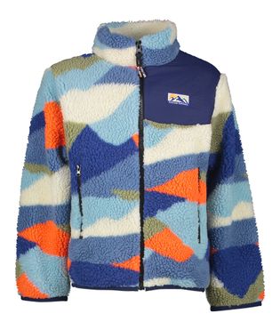 AO76 Multicolor teddy jas in print George