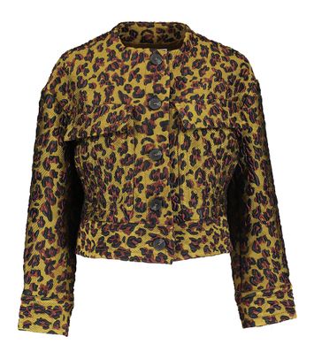 Multicolor vest in luipaardjacquard Gallant Essentiel