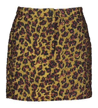 Essentiel Multicolor minirok in luipaardjacquard Generic