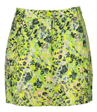 Essentiel Multicolor minirok in bloemenjacquard Generic
