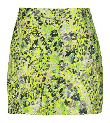 Multicolor minirok in bloemenjacquard Generic Essentiel