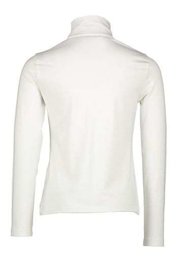 Ecru t-shirt met opstaande kraag Elsy