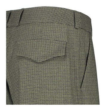 Broek in bruin en groene vichy print Edward Nathalie Vleeschouwer