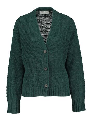 Groene wollen gilet met knopen Amsterdam Nathalie Vleeschouwer