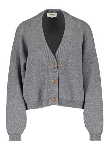 Grijze oversized korte gilet Nacho Grace & Mila