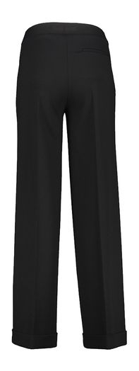 Zwarte comfortabele wijdvallende broek Semicouture