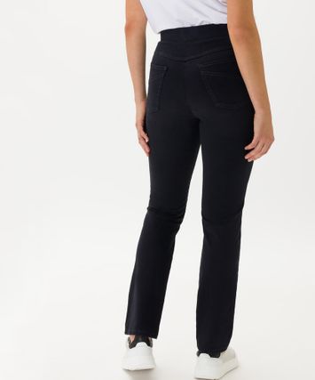 Donkerblauwe geklede broek Raphaela by Brax