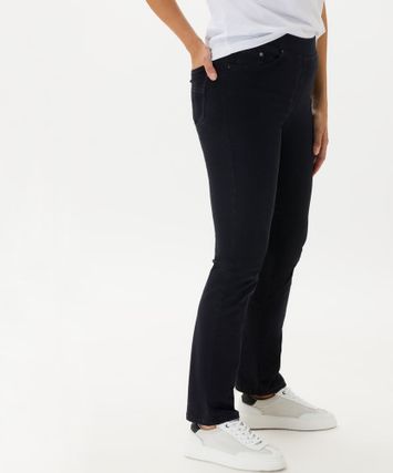 Donkerblauwe geklede broek Raphaela by Brax