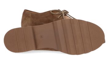 Camel lage schoen met veters CATWALK