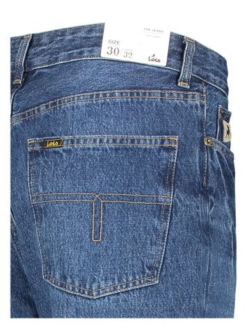 Blauwe dad fit jeans Dana Lois