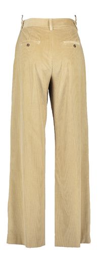 Beige wide leg corduroy broek Tania Max Mara