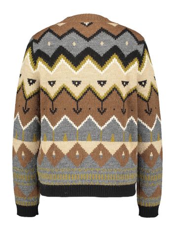 Multicolor trui met print in Alpaca wol Max Mara