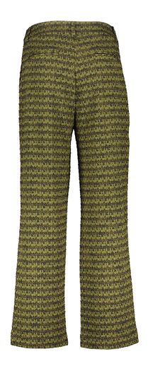 Groene geruite broek met structuur Kate Mosley Ichi