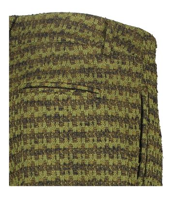 Groene geruite broek met structuur Kate Mosley Ichi