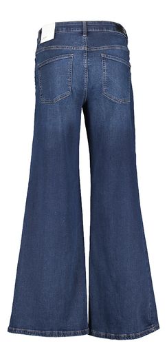 Donkerblauwe wide fit jeans Twiggy Wide Ichi