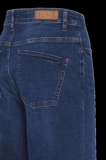 Donkerblauwe wide fit jeans Twiggy Wide Ichi