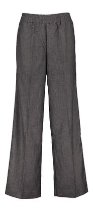 Olaf Grijze lange broek met streeppatroon