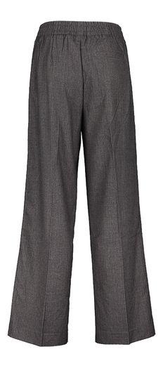 Grijze lange broek met streeppatroon Olaf 