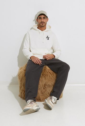 Grijze broek met elastiek Olaf 