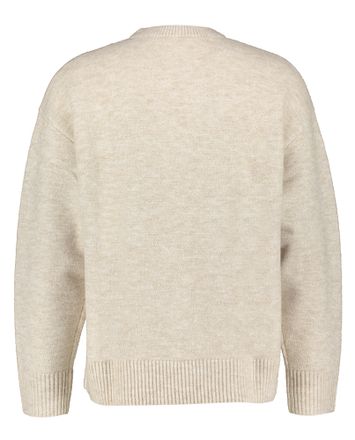 Beige pull met merklogo Olaf 