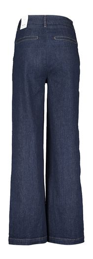 Donkerblauwe wide leg jeans met hoge taille Amber Pants Numph