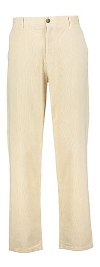 Ecrukleurige lange broek in ribfluweel Les Deux
