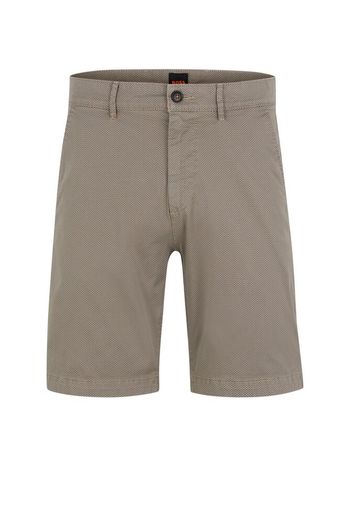 Open brown short slim fit Hugo Boss